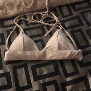 2 piece glittery outfit